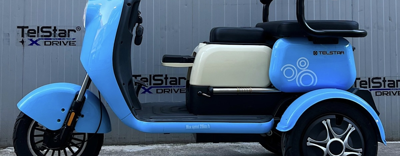 Триместна електрическа триколка LUXOR 2 2000W 23Ah