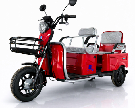 Двуместна електрическа триколка 005 с карго отделение 1500W 60V 23Ah