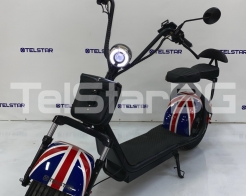 Електрически скутер TELSTAR BIG CITY HARLEY X2 1500W 60V 13Ah LED снимка 121