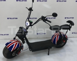Електрически скутер TELSTAR BIG CITY HARLEY X2 1500W 60V 13Ah LED снимка 121