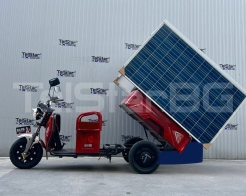 Карго електрическа триколка TELSTAR със соларен фургон Нов модел 2026 снимка 128