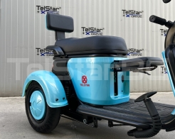 Електрическа триколка 2+1 750.2 Тип VESPA STYLE с диференциал Нов модел снимка 130