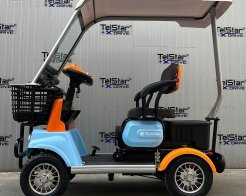 Електрическа четириколка Luxor Roof 1500W 23Ah триместна с покрив Нов модел 2026 снимка 183