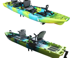 Трисекционен сгъваем риболовен и туристически каяк с двойна педална система CROON 2 снимка 261