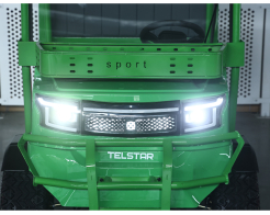 TelStar BIZON 72V/60Ah – електрическа карго четириколка със самосвал, лебедка и теглич снимка 312