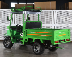 TelStar BIZON 72V/60Ah – електрическа карго четириколка със самосвал, лебедка и теглич снимка 312