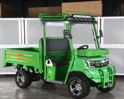 TelStar BIZON 72V/60Ah – електрическа карго четириколка със самосвал, лебедка и теглич снимка 312