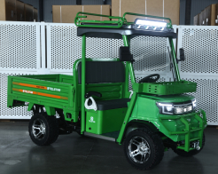 TelStar BIZON 72V/60Ah – електрическа карго четириколка със самосвал, лебедка и теглич снимка 312