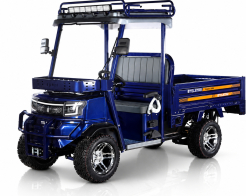 TelStar BIZON 72V/60Ah – електрическа карго четириколка със самосвал, лебедка и теглич снимка 312