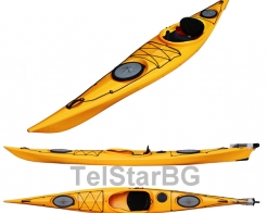 Едноместен туристически спортен кану каяк SEMIK снимка 62